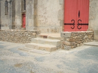 Aménagement église et escalier en granit