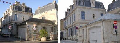 Restauration de façade avec changement de pierre rue Bisson aux Sables d'Olonne